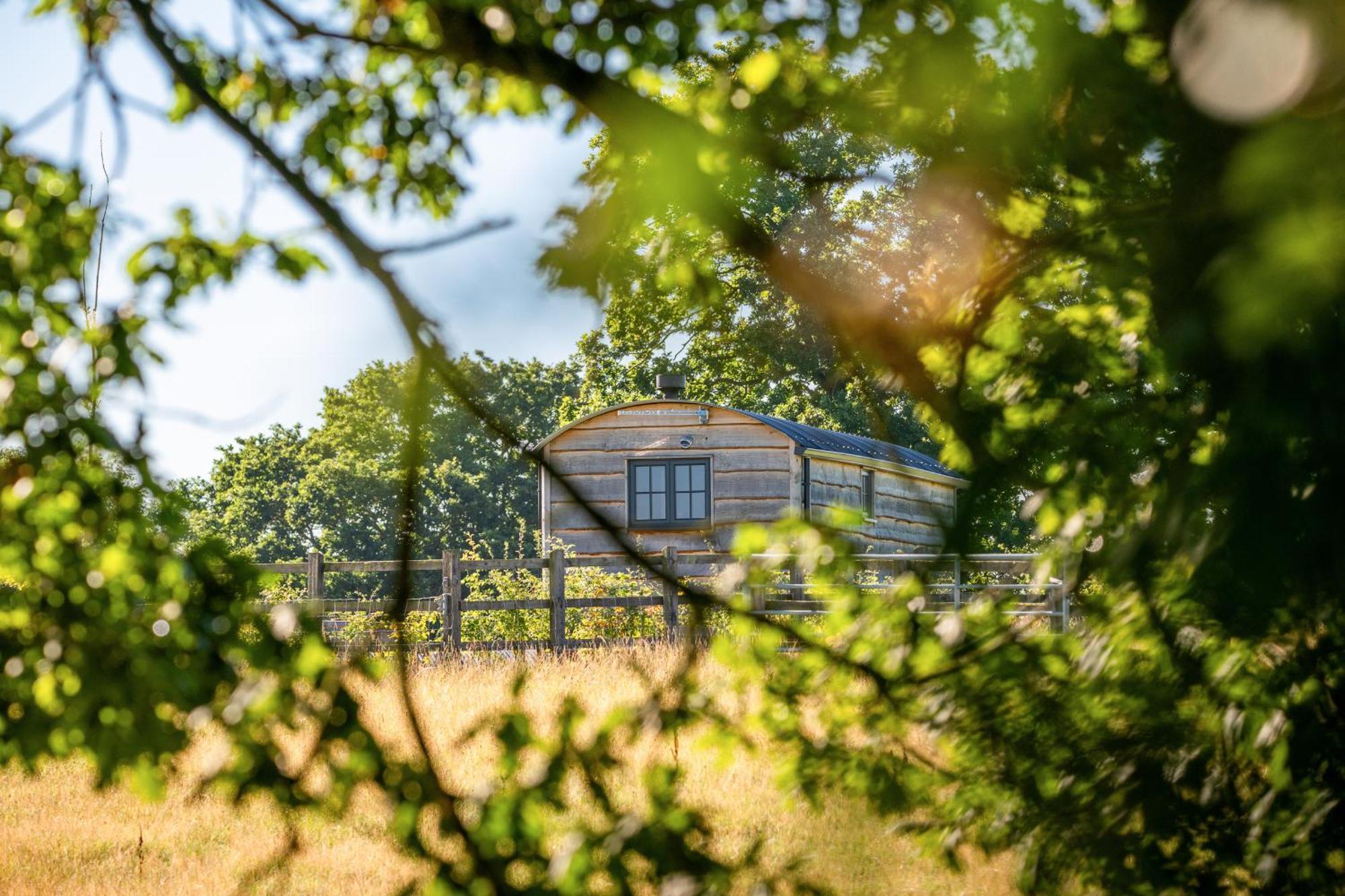 Monkwood Shepherds Hut - Ockeridge Rural Retreats Worcester Exteriér fotografie